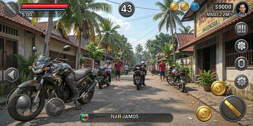 Tangkapan layar mode multipemain yang seru.