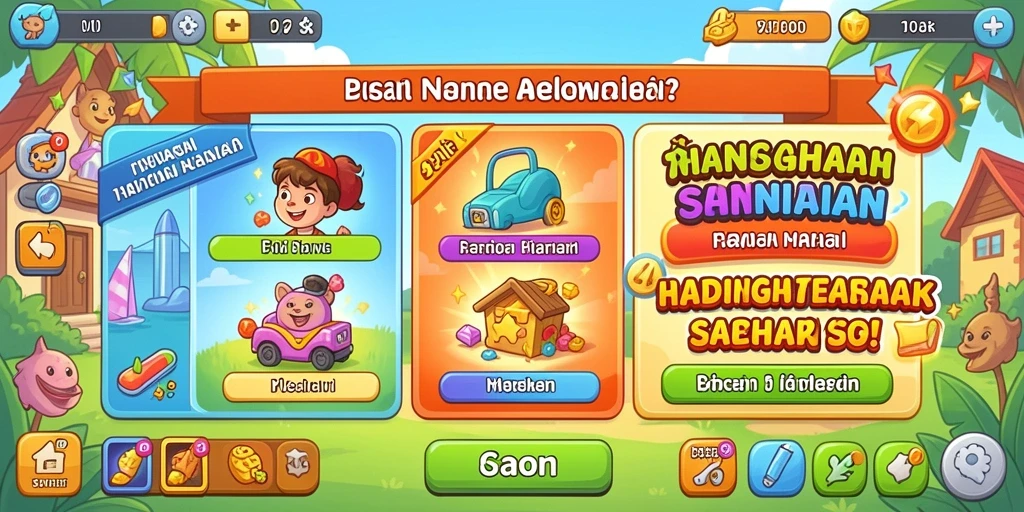 Mode multiplayer seru dengan teman-teman.
