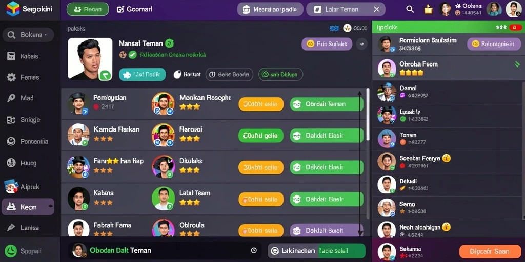 Berbagai pilihan permainan slot yang variatif.