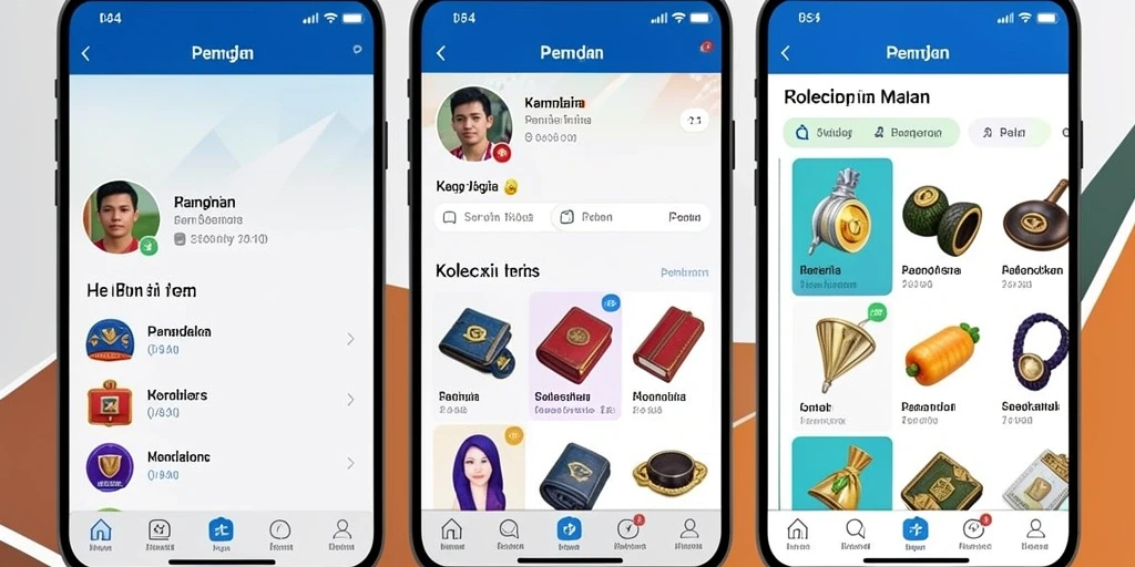 Tampilan antarmuka aplikasi yang user-friendly.