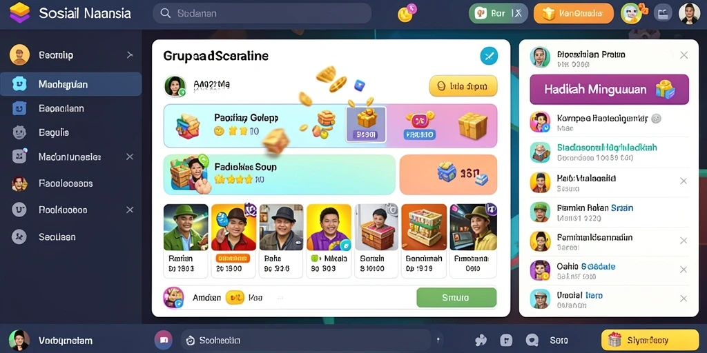 Berbagai karakter unik yang bisa kamu pilih dan kembangkan.